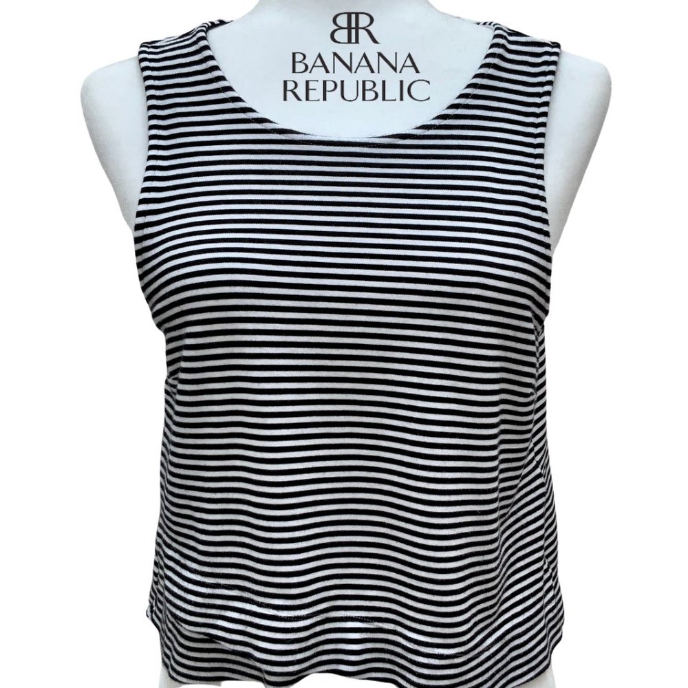 BANANA REPUBLIC Stripped Sleeveless Top